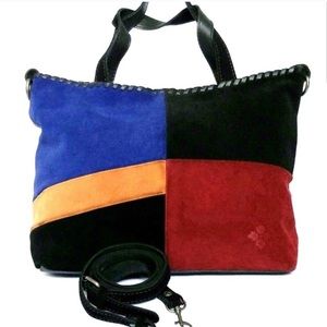 Patricia Nash colorblock messenger bag